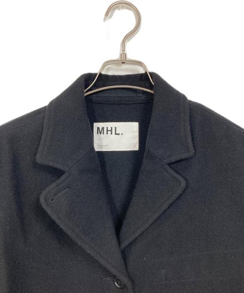 MHL（マーガレットハウエル）MHL (マーガレットハウエル) FELTED SHETLAND WOOL JACKET フェルテッドシェットランドウールジャケット ジャケット　テーラードジャケット　日本製 ブラック サイズ:1の古着・服飾アイテム