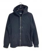 DIESELディーゼル）の古着「ジップパーカー　パーカー　フーディ」｜ブラック