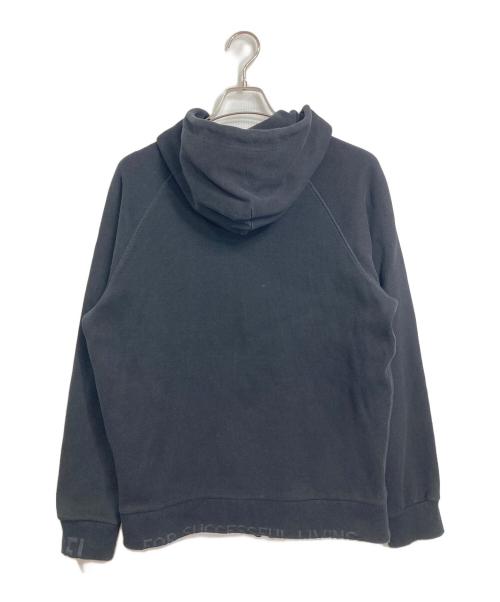 DIESEL（ディーゼル）DIESEL (ディーゼル) ジップパーカー　パーカー　フーディ ブラック サイズ:Lの古着・服飾アイテム