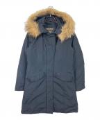 WOOLRICHウールリッチ）の古着「ダウンコート　ロングコート　アウター」｜ネイビー