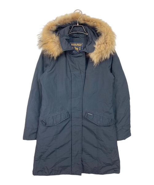 WOOLRICH（ウールリッチ）WOOLRICH (ウールリッチ) ダウンコート　ロングコート　アウター ネイビー サイズ:Mの古着・服飾アイテム