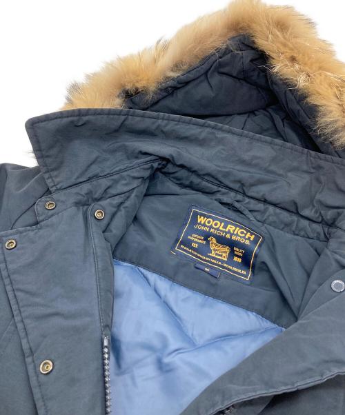 WOOLRICH（ウールリッチ）WOOLRICH (ウールリッチ) ダウンコート　ロングコート　アウター ネイビー サイズ:Mの古着・服飾アイテム
