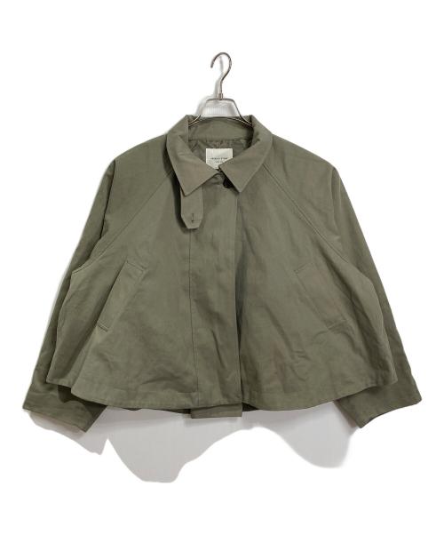 FREAK'S STORE（フリークスストア）FREAK'S STORE (フリークスストア) 25SS ショートフレアトレンチコート　アウター　ライトアウター カーキ サイズ:FREEの古着・服飾アイテム