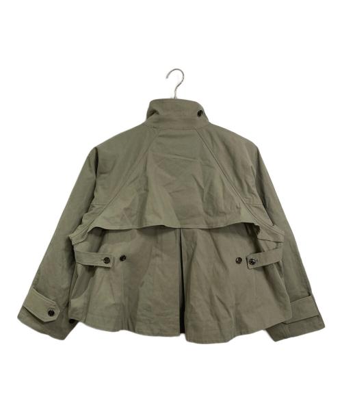 FREAK'S STORE（フリークスストア）FREAK'S STORE (フリークスストア) 25SS ショートフレアトレンチコート　アウター　ライトアウター カーキ サイズ:FREEの古着・服飾アイテム