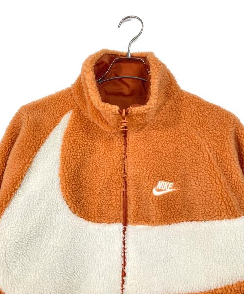NIKE（ナイキ）NIKE (ナイキ) SWSH FULL ZIP JKT /リバーシブルボアジャケット オレンジ サイズ:Lの古着・服飾アイテム