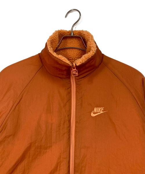 NIKE（ナイキ）NIKE (ナイキ) SWSH FULL ZIP JKT /リバーシブルボアジャケット オレンジ サイズ:Lの古着・服飾アイテム