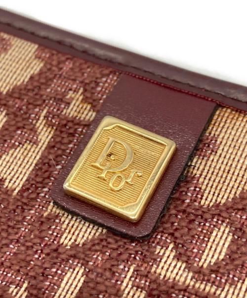 Christian Dior（クリスチャン ディオール）Christian Dior (クリスチャン ディオール) トロッター柄ショルダーバッグ　OLD Christian Dior　セレモニー レッド サイズ:実寸参照の古着・服飾アイテム