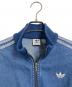 adidas (アディダス) アディカラーデニムトラックトップ　デニムジャケット　アウター　ライトアウター ブルー サイズ:M：9000円