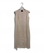 AKRISアクリス）の古着「ノースリーブワンピース　ロングワンピース　セレモニー」｜ピンク