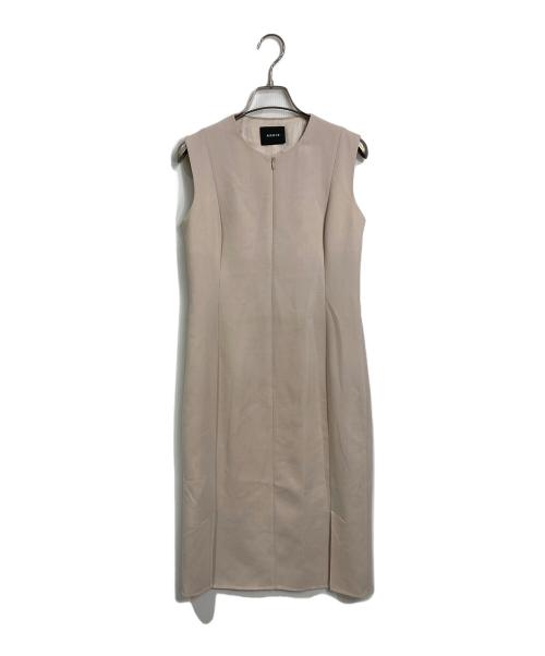 AKRIS（アクリス）AKRIS (アクリス) ノースリーブワンピース　ロングワンピース　セレモニー ピンク サイズ:US Sの古着・服飾アイテム