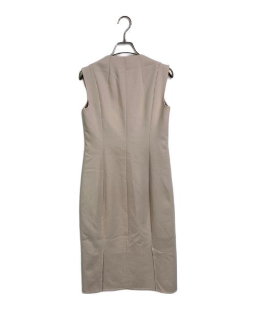 AKRIS（アクリス）AKRIS (アクリス) ノースリーブワンピース　ロングワンピース　セレモニー ピンク サイズ:US Sの古着・服飾アイテム