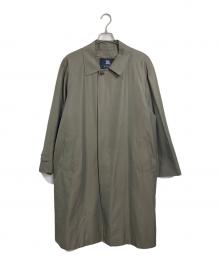 BURBERRY（バーバリー）の古着「ウールシルクステンカラーコート」｜オリーブ