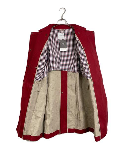 MACKINTOSH PHILOSOPHY（マッキントッシュ フィロソフィー）MACKINTOSH PHILOSOPHY (マッキントッシュ フィロソフィー) 裏地チェック金釦トレンチコート レッド サイズ:38 未使用品の古着・服飾アイテム