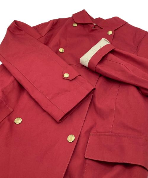 MACKINTOSH PHILOSOPHY（マッキントッシュ フィロソフィー）MACKINTOSH PHILOSOPHY (マッキントッシュ フィロソフィー) 裏地チェック金釦トレンチコート レッド サイズ:38 未使用品の古着・服飾アイテム