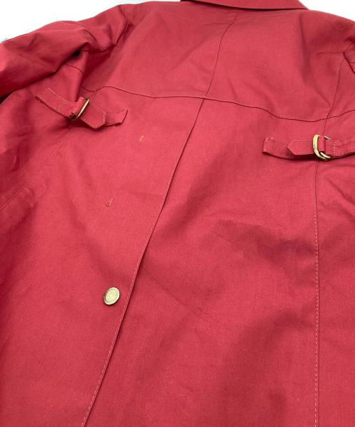 MACKINTOSH PHILOSOPHY（マッキントッシュ フィロソフィー）MACKINTOSH PHILOSOPHY (マッキントッシュ フィロソフィー) 裏地チェック金釦トレンチコート レッド サイズ:38 未使用品の古着・服飾アイテム