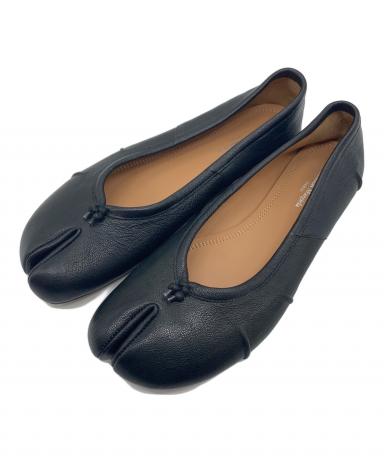 メゾンマルジェラ　タビ　バレリーナフラット Maison Margiela(メゾン マルジェラ)｜TABI バレエシューズ/ブラック