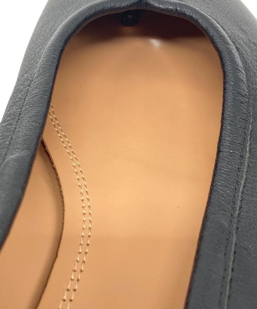 Maison Margiela（メゾンマルジェラ）Maison Margiela (メゾンマルジェラ) TABI BALLERINA  タビ　バレリーナ　イタリア製　フラットシューズ ブラック サイズ:38の古着・服飾アイテム