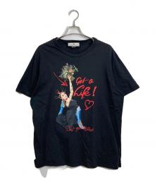 Vivienne Westwood（ヴィヴィアンウエストウッド）の古着「"Don't get killed" T-Shirt　グラフィックTシャツ」｜ブラック