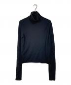 Maison Margielaメゾンマルジェラ）の古着「タートルネックニット　ウールニット」｜ブラック