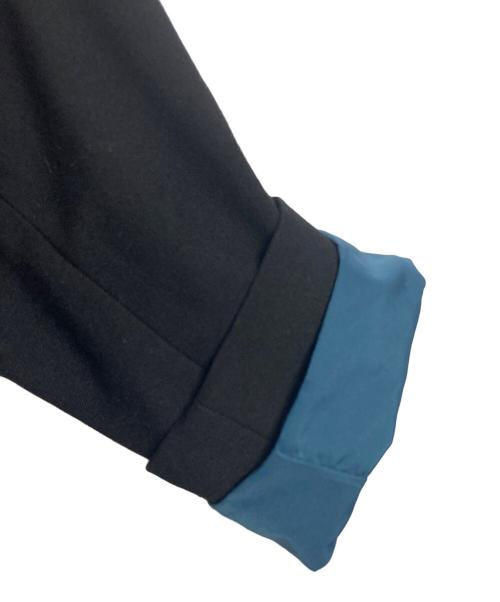 boutique ordinary（ブティークオーディナリー）boutique ordinary (ブティークオーディナリー) ダブルジャケット　アウター　ライトアウター　オフィスカジュアル　セレモニー ブラックの古着・服飾アイテム