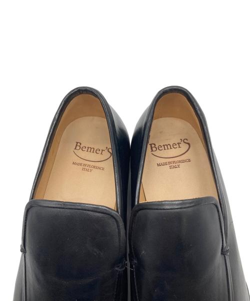 Bemer's（ベーメルズ）Bemer's (ベーメルズ) レザーローファー　イタリア製 ブラック サイズ:43の古着・服飾アイテム