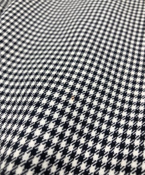 COMME des GARCONS（コムデギャルソン）COMME des GARCONS (コムデギャルソン) ノースリーブ ギンガムチェックワンピース ホワイト×ブラック サイズ:Sの古着・服飾アイテム