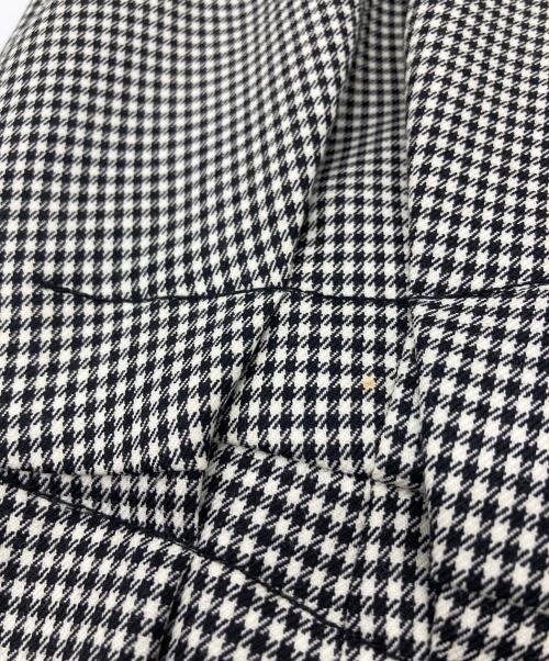 COMME des GARCONS（コムデギャルソン）COMME des GARCONS (コムデギャルソン) ノースリーブ ギンガムチェックワンピース ホワイト×ブラック サイズ:Sの古着・服飾アイテム