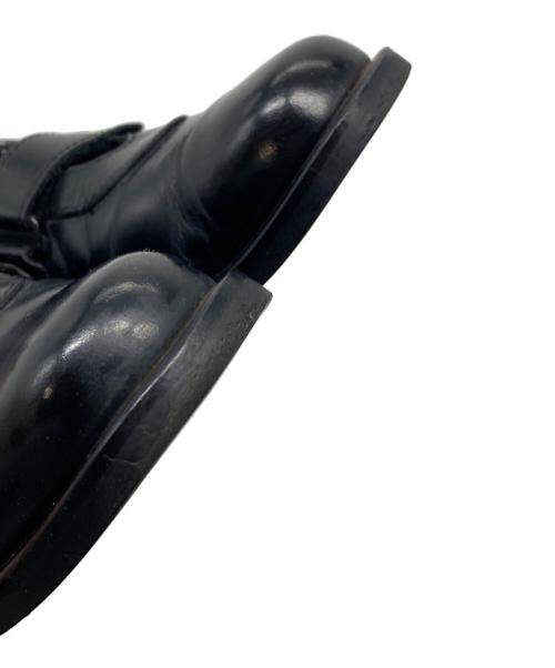 Y's（ワイズ）Y's (ワイズ) レザーベルクロシューズ　セレモニー　日本製 ブラック サイズ:印字消失　実寸参照の古着・服飾アイテム