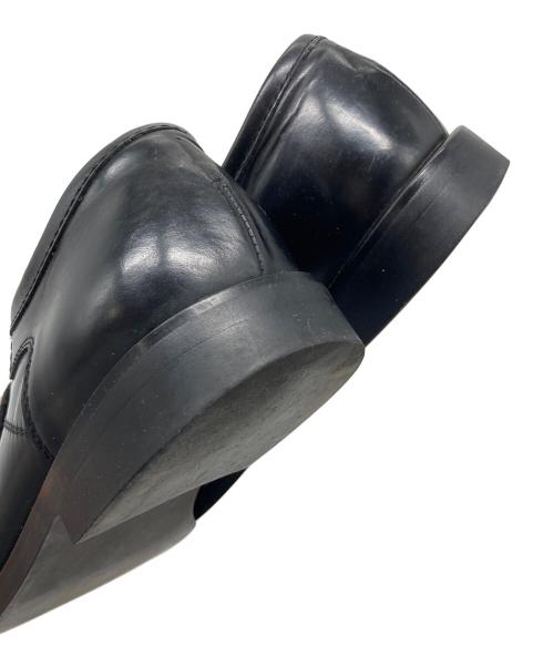 Y's（ワイズ）Y's (ワイズ) レザーベルクロシューズ　セレモニー　日本製 ブラック サイズ:印字消失　実寸参照の古着・服飾アイテム