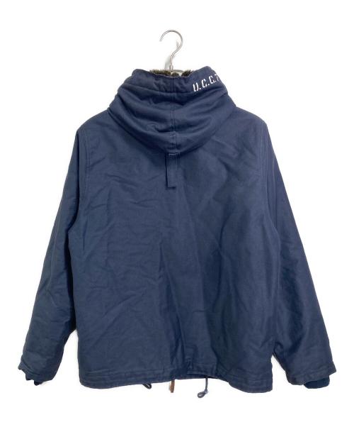 UNCROWD（アンクラウド）UNCROWD (アンクラウド) N-1 HOODIE JACKET　中綿ジャケット ネイビー サイズ:38の古着・服飾アイテム