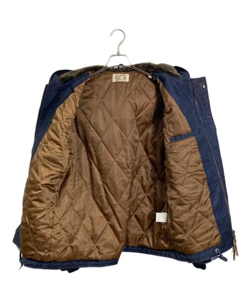 UNCROWD（アンクラウド）UNCROWD (アンクラウド) N-1 HOODIE JACKET　中綿ジャケット ネイビー サイズ:38の古着・服飾アイテム