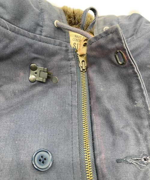 UNCROWD（アンクラウド）UNCROWD (アンクラウド) N-1 HOODIE JACKET　中綿ジャケット ネイビー サイズ:38の古着・服飾アイテム