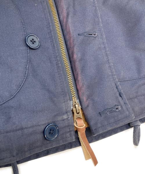 UNCROWD（アンクラウド）UNCROWD (アンクラウド) N-1 HOODIE JACKET　中綿ジャケット ネイビー サイズ:38の古着・服飾アイテム