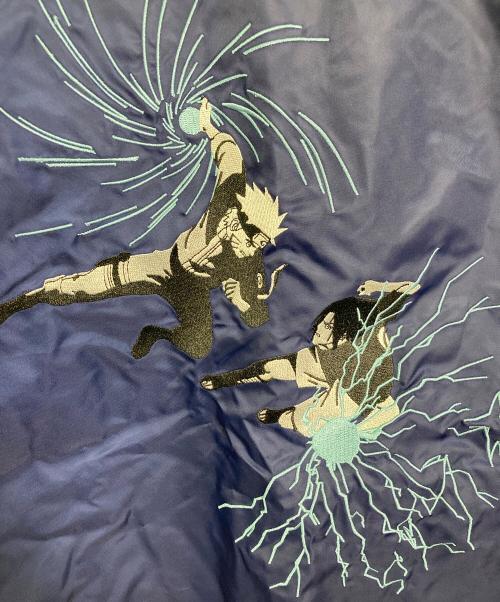graniph（グラニフ）graniph (グラニフ) NARUTO (ナルト) 最も親しき友　リバーシブルブルゾン　アウター　ライトアウター ネイビー サイズ:M 未使用品の古着・服飾アイテム