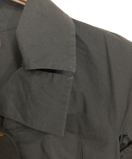 Vivienne Westwood RED LABEL（ヴィヴィアンウエストウッドレッドレーベル）Vivienne Westwood RED LABEL (ヴィヴィアンウエストウッドレッドレーベル) シャツワンピース　半袖ワンピース　デザインワンピース　日本製 ブラック サイズ:2の古着・服飾アイテム