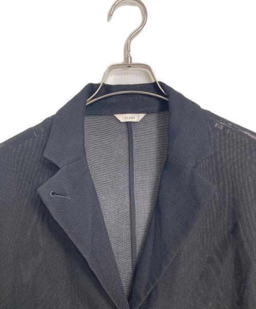 CLANE（クラネ）CLANE (クラネ) STUDIOUS (ステュディオス) MESH LANTERN JACKET　メッシュ ランタン ジャケット　アウター　ライトアウター ブラック サイズ:2の古着・服飾アイテム