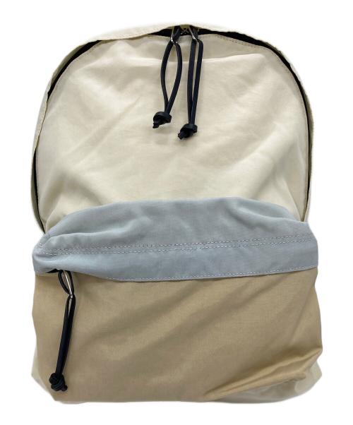 AURALEE（オーラリー）AURALEE (オーラリー) BACKPACK MADE BY AETA　バックパックメイドバイアエタ　リュック　日本製 IVORY×BEIGE サイズ:実寸参照の古着・服飾アイテム