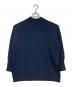 BATONER（バトナ―）の古着「FLEECE WOOL BACK LOOP MOCK NECK フリースウールバックループモックネック ニット　日本製」｜ネイビー