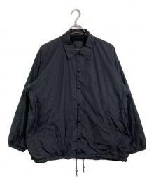 LAD MUSICIAN（ラッドミュージシャン）の古着「COACH JACKET　ナイロンジャケット　コーチジャケット」｜ブラック