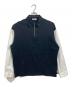 SOFTHYPHEN（ソフトハイフン）の古着「SHIRT SLEEVE HALF ZIP PULLOVER」｜ブラック