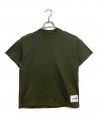 JIL SANDER+ジルサンダープラス）の古着「半袖カットソー　Tシャツ　Tee」｜グリーン