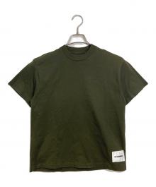 JIL SANDER+（ジルサンダープラス）の古着「半袖カットソー　Tシャツ　Tee」｜グリーン