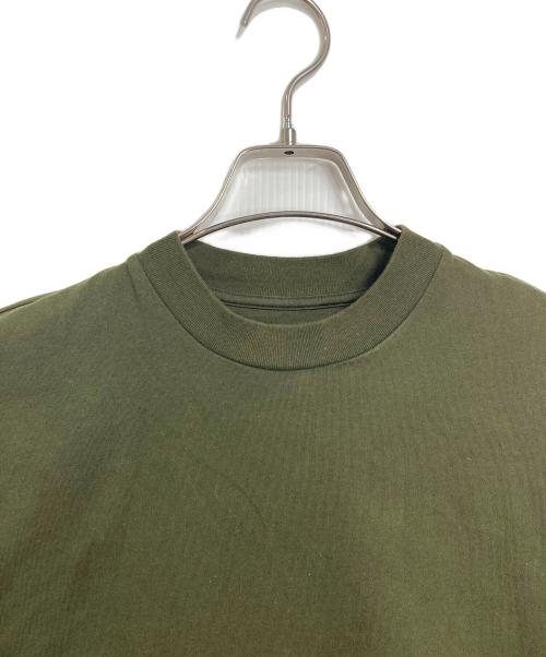 JIL SANDER+（ジルサンダープラス）JIL SANDER+ (ジルサンダープラス) 半袖カットソー　Tシャツ　Tee グリーン サイズ:Mの古着・服飾アイテム