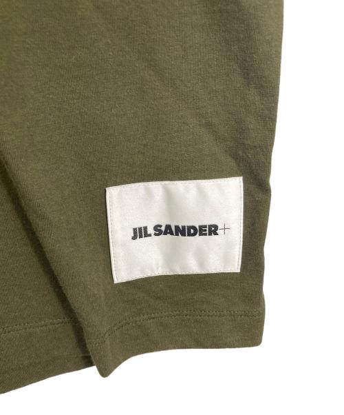 JIL SANDER+（ジルサンダープラス）JIL SANDER+ (ジルサンダープラス) 半袖カットソー　Tシャツ　Tee グリーン サイズ:Mの古着・服飾アイテム
