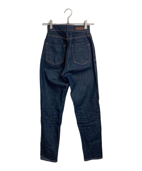 YANUK（ヤヌーク）YANUK (ヤヌーク) ANN ボーイズテーパード デニムパンツ インディゴ サイズ:22の古着・服飾アイテム