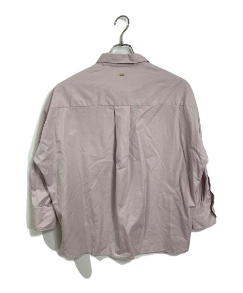 anuans（アニュアンス）anuans (アニュアンス) スタンダードシャツ　長袖シャツ　 ピンク サイズ:FREEの古着・服飾アイテム