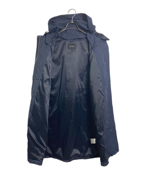 UNTITLED（アンタイトル）UNTITLED (アンタイトル) フード2WAY モッズコート ロングコート　アウター　ライトアウター ネイビー サイズ:1の古着・服飾アイテム
