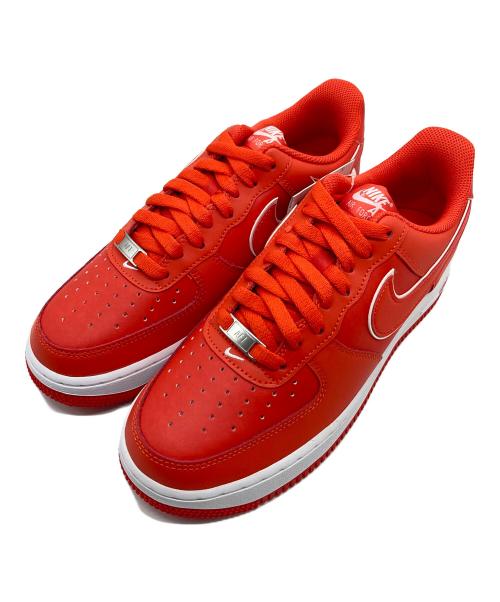 NIKE（ナイキ）NIKE (ナイキ) AIR FORCE 1 '07 PICANTE RED  エアフォースワン 07 ピカンテレッド  AF1 オレンジ×ホワイト サイズ:US8 未使用品の古着・服飾アイテム