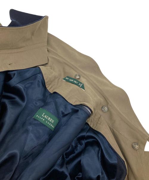 LAUREN RALPH LAUREN（ローレンラルフローレン）LAUREN RALPH LAUREN (ローレンラルフローレン) ライナー付ステンカラーコート カーキ サイズ:S／42の古着・服飾アイテム