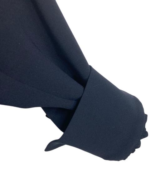 ANAYI（アナイ）ANAYI (アナイ) タックフレアワンピース　長袖ワンピース　ロングワンピース　セレモニー　入園　卒園　入学　卒業 ネイビー サイズ:38の古着・服飾アイテム